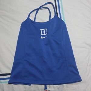 Blue Nike Tank Top with Logo